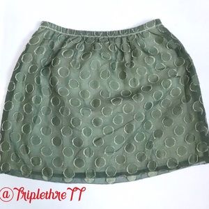 J.Crew Organza Mini Skirt Silk / Linen ❤️